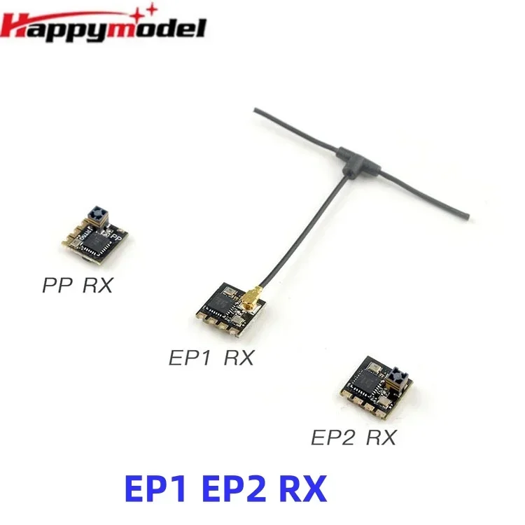 HappyModel EP1 EP2 RX 2.4G ExpressLRS ELRS Nano Long Range Receiver For ES24TX Module RC Airplane FPV Long Range LR4 LR7