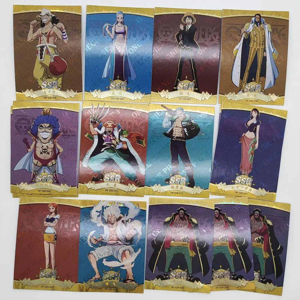 

Anime ONE PIECE SSR series collection card SANJI Monkey D. Luffy Nefertari D. Vivi Christmas birthday gift Entertainment toys