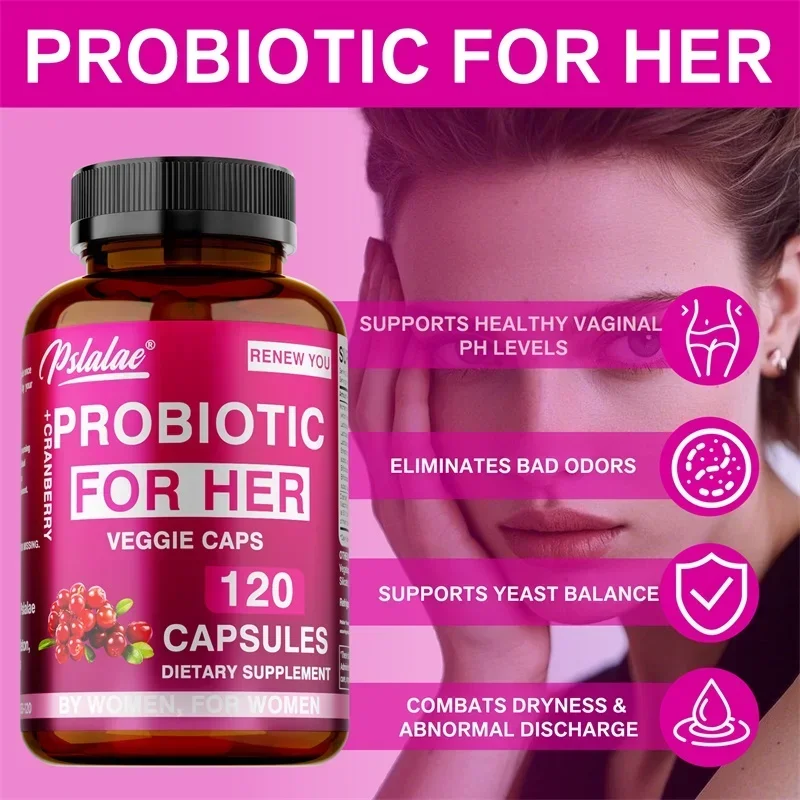 البروبيوتيك للنساء - يدعم المسالك البولية وصحة الأمعاء، وتعزيز الهضم والامتصاص، وتحسين المناعة #6