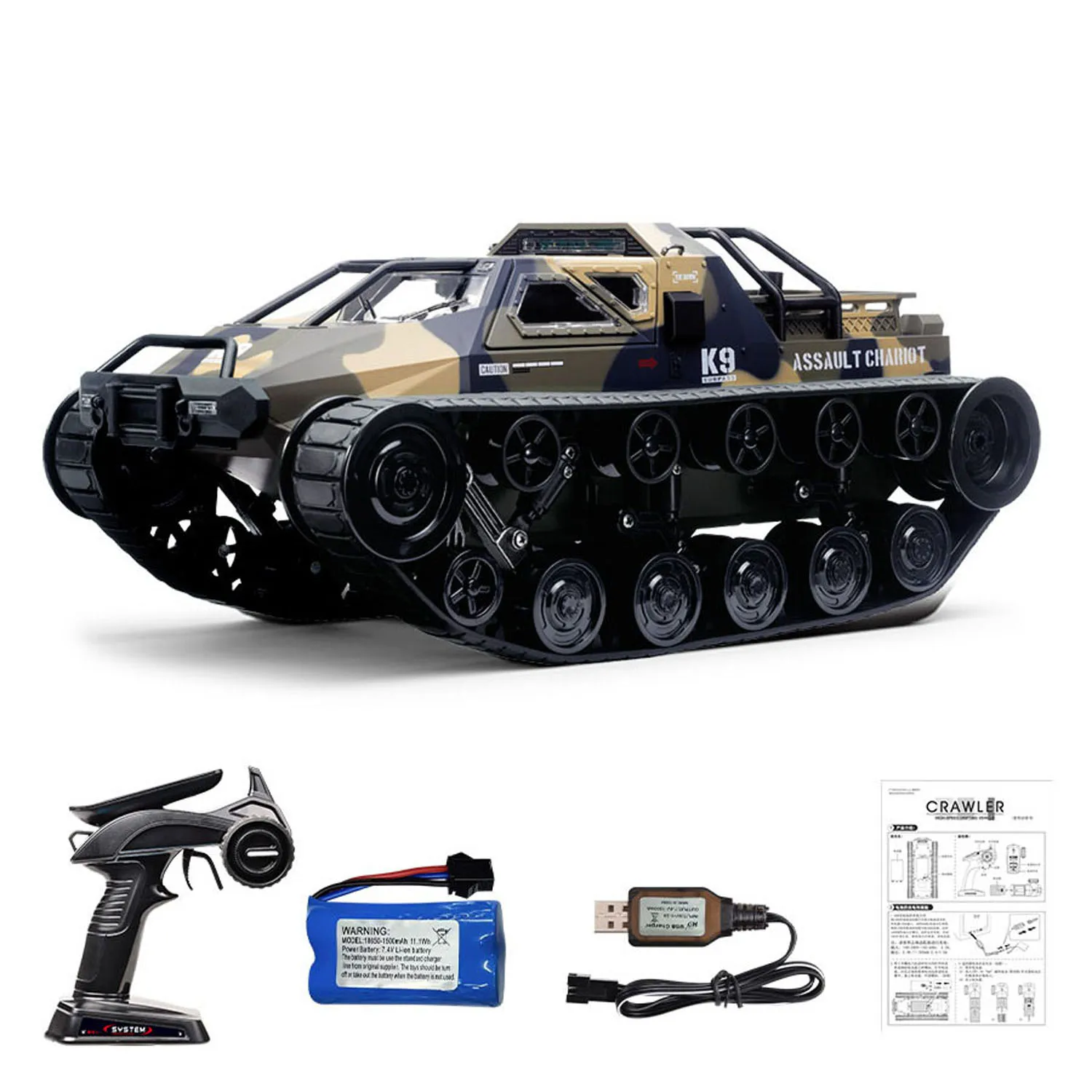 

1/12 JJRC C8812 MAX Гусеничный внедорожник с радиоуправлением RC Drifting Car 360° ° Вращающиеся фонари, открывающаяся дверь, коробка передач с двойным потоком