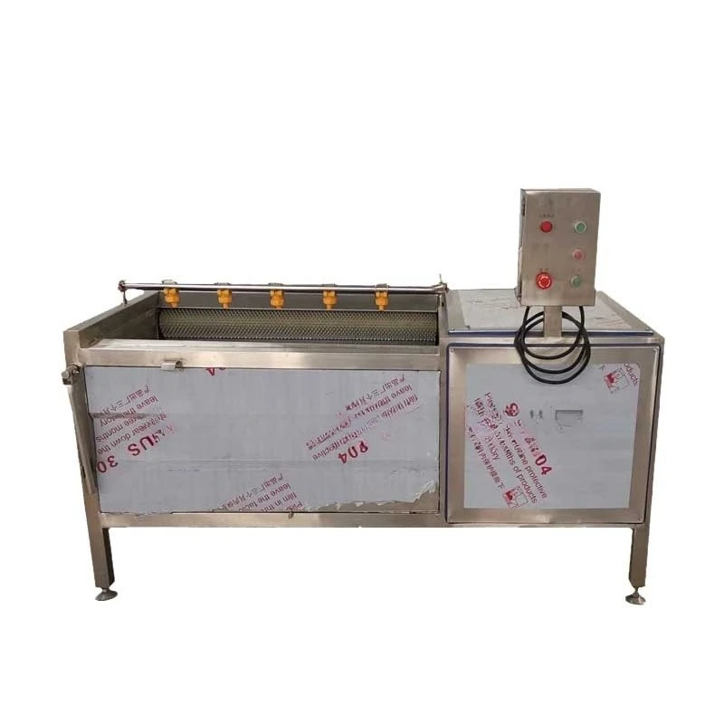 

Commercial, potato cleaning and peeling machine, automatic brush crayfish cleaning machine