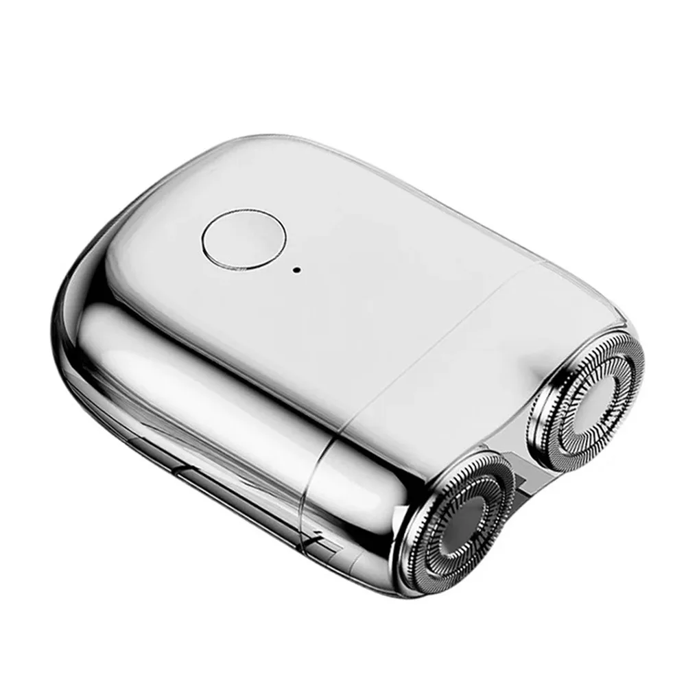 

Magnetic Pocket Double Head beard grooming Ultra Clean Waterproof Mini Electric Shaver Quiet Operation Rechargeable