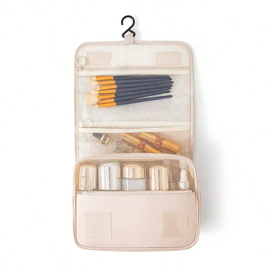 Korean Style Travel Toiletry Bag, Makeup Bag, Hook Bag, Multifunctional universal Large Capacity Dry Wet Separation Storage Bag