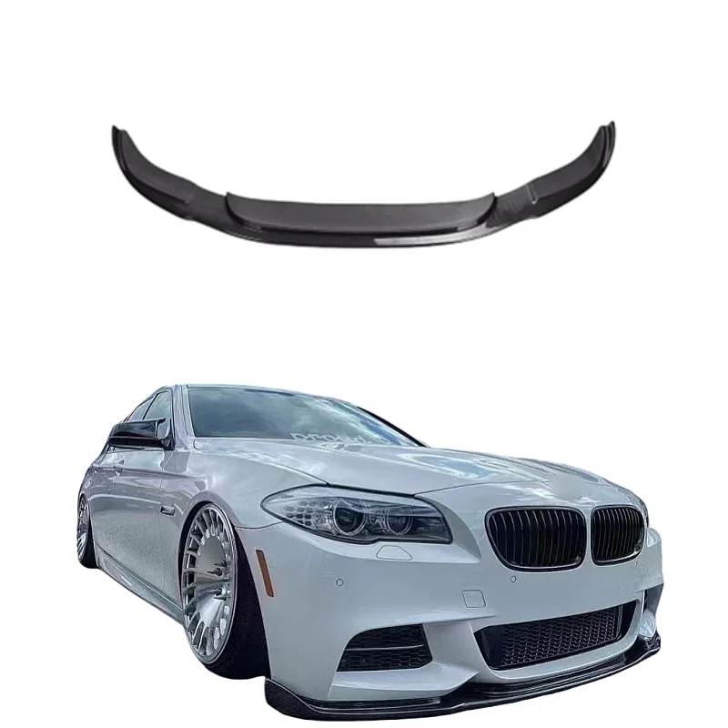

HM Style Carbon Fiber Front Bumper Lip For 5 Series F10 F18 M5 Front Lip 2010-2016