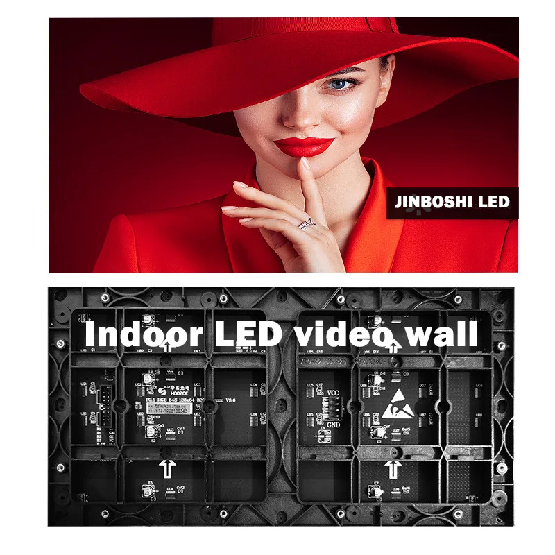 Segnaletica e display digitali per pareti video con schermo a colori gigante a colori, passo 1,86 mm 2,5 mm 3,076 mm 4 mm per interni su misura in fabbrica