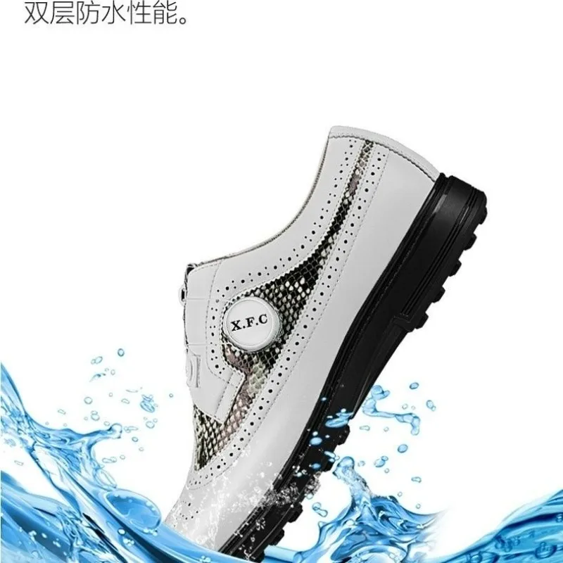 New Luxury Brand Golf Shoes for Men Designer Gym Sneakers Mens Anti Slip Walking Shoes Man Leather Golf Training Male