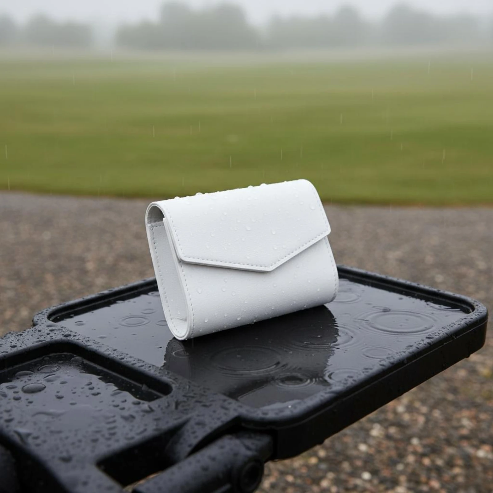 

Golf Rangefinder Case Stitched Edges Golf Rangefinder Case PU Leather Pouch Structured Sports Accessory Wear-Resistant