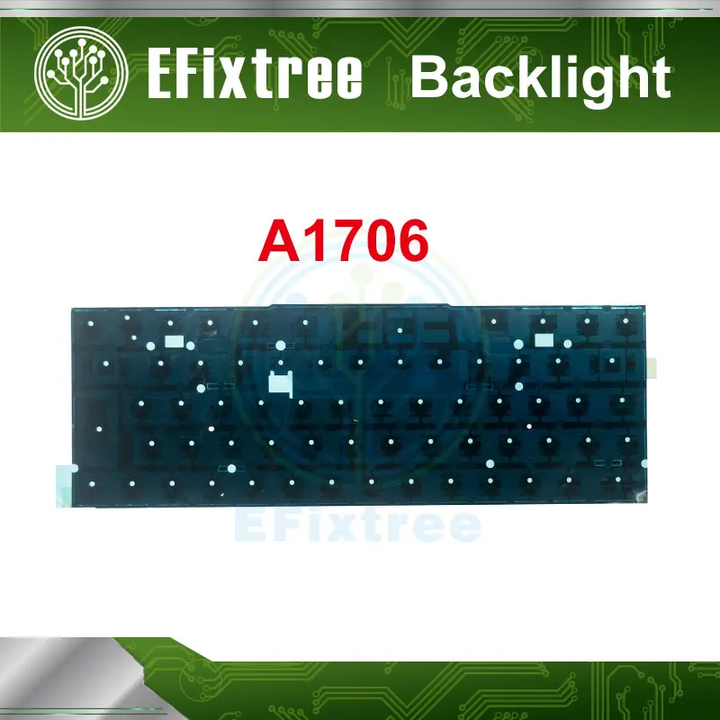 MacBook Air Pro 13 "15" 인치 A1706 A1708 A1707 A1990 A1989 A1534 A1932백라이트 시트 연도 2016-2019 용 노트북 키보드 백라이트