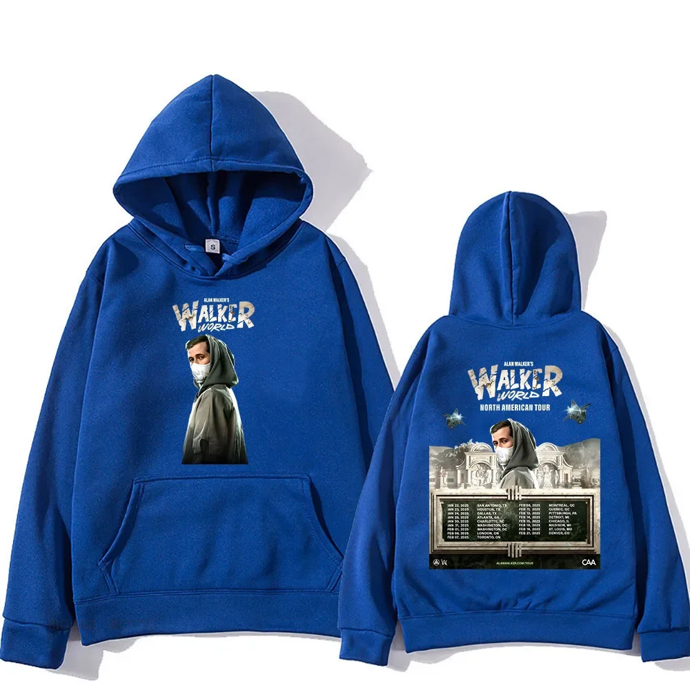 Alan Walker World North American Tour 2025 Polar Winter Men's/Women's Hooded Sweatshirt Comfortable Neutral Hip Hop Sweatshirt