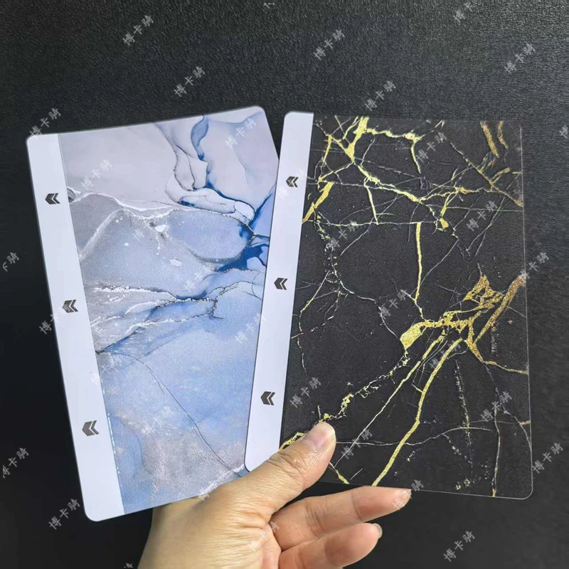3D Embossed Color Back Film For Blade Cutting Machine Marble Grain Decorative Back Cover Sticker For iPhone Film Cutter