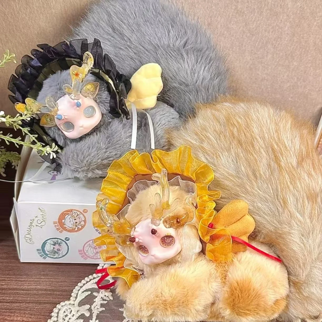 

Original New Gululu Fantasy Creatures - Deer Blossom Series Trendy Mystery Box Handmade Model Ornament Pendant Birthday Gift Toy