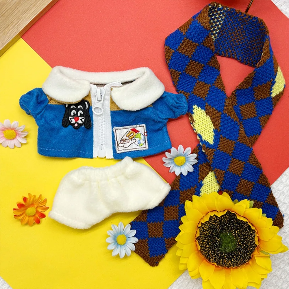 

Clothes Coat 20cm Cotton Doll Clothes Pants Outfit Cotton Doll's Clothes Scarf Fashion Doll Clothes 20cm Cotton Doll