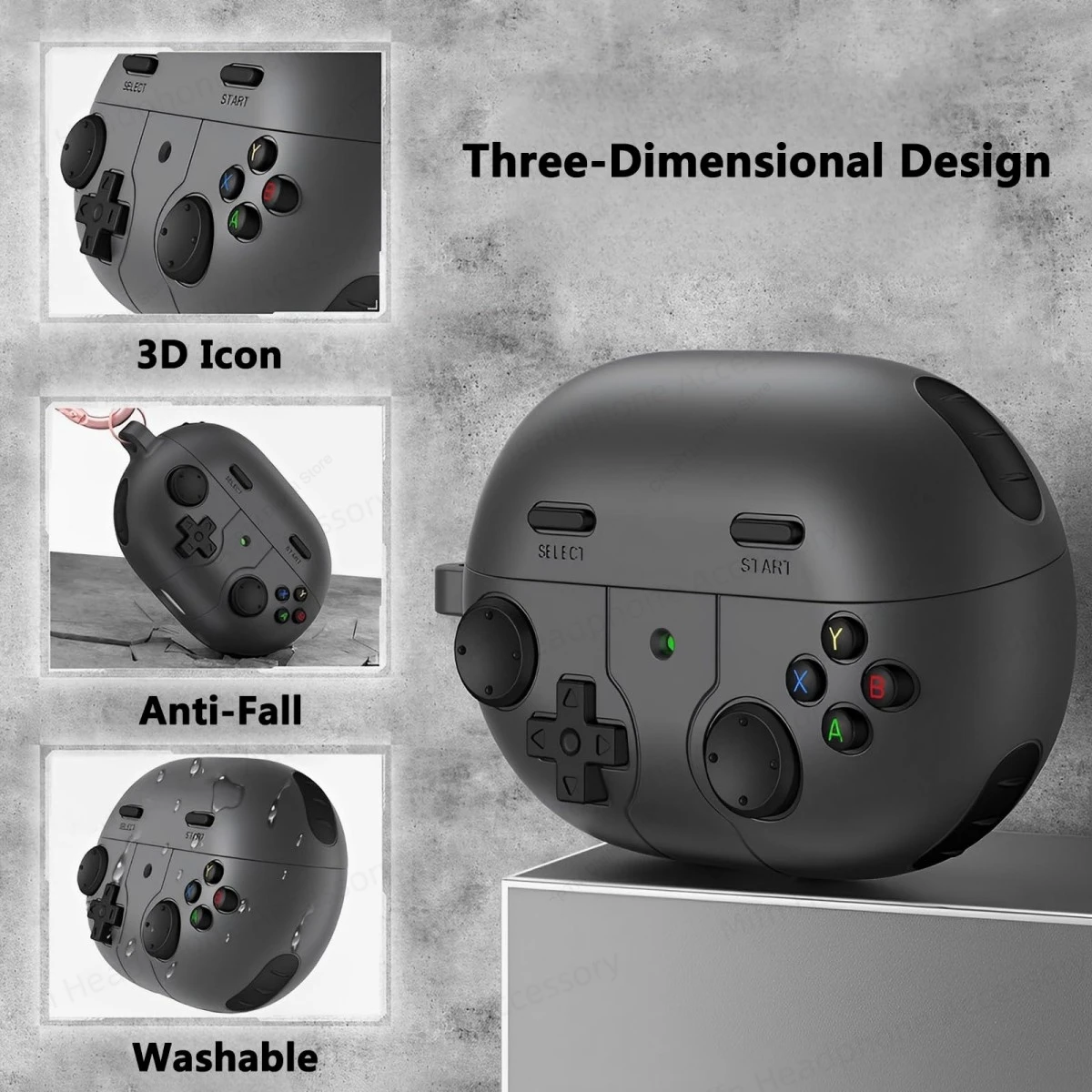 ثلاثية الأبعاد غمبد الكرتون حقيبة سماعة الاذن لهواوي Freebuds Pro 3 2 4 4E 5i 6i غطاء لطيف سيليكون للصدمات واقية مع هوك