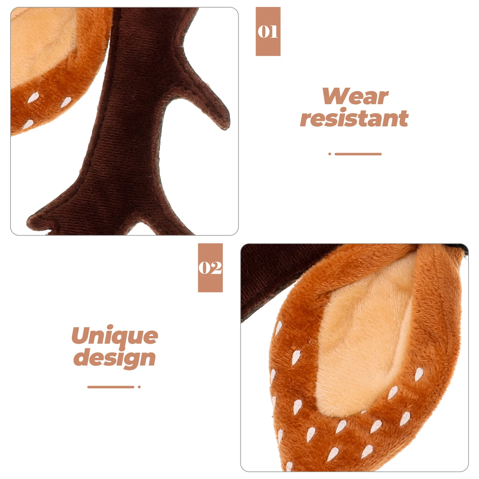 

Christmas Pet Antler Headband Deer Headdress Costume For Holiday Photography Outdoors Wearable Size Deer Headdress L