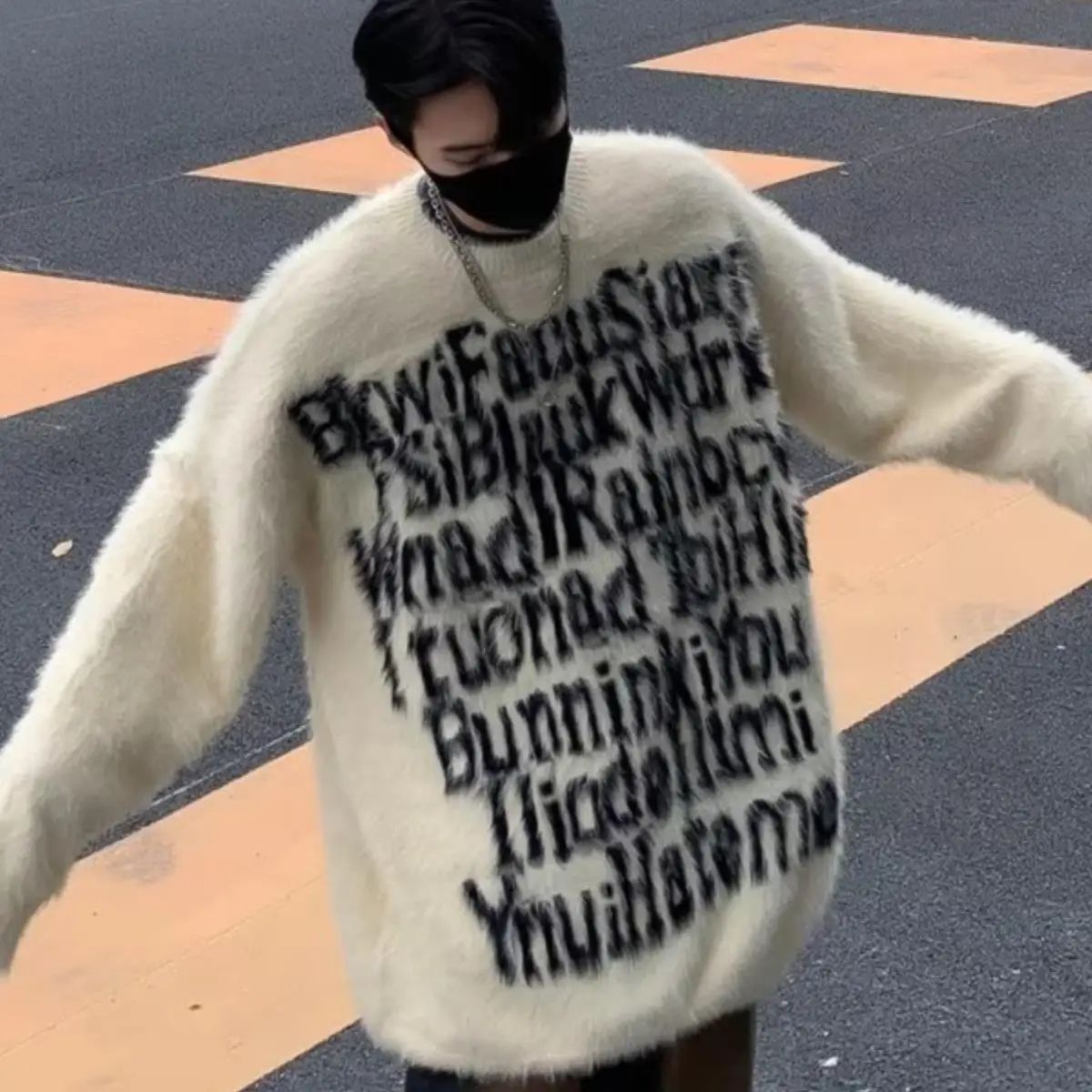 Suéter Hoado de Punto para Hombre, Cuello Redondo, Estilo Informal, Chaqueta Retro Japonesa, Otoño Invierno, Fibra de Polié...