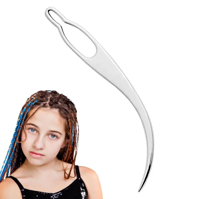 Hair Making Braid Tool Hair Braider Parting Tool Crochet Ergonomic Design Hair Tightening Accessory Portable Dreadlock Tool