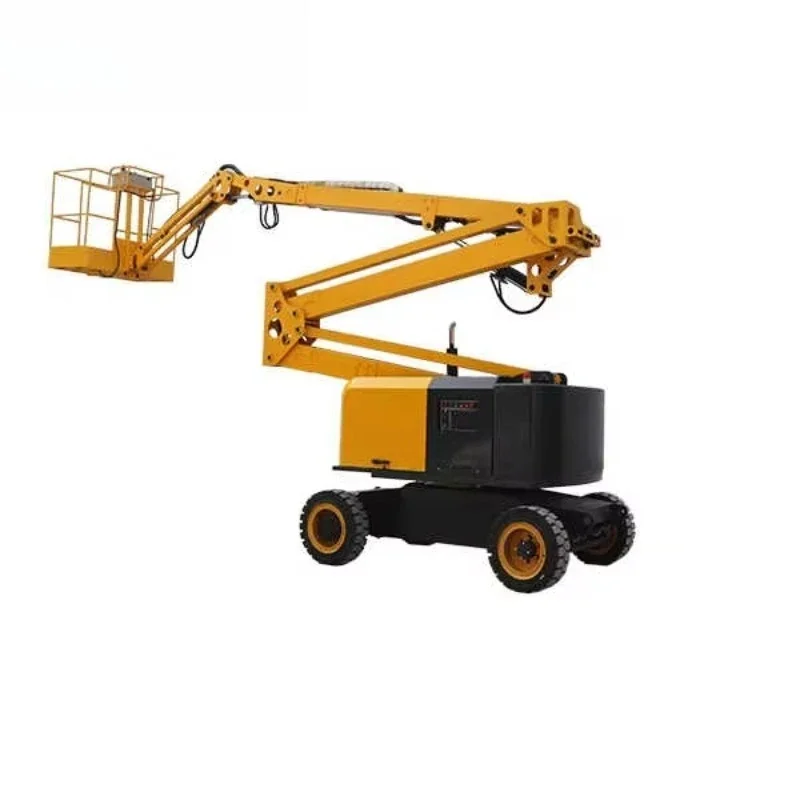 Electric cherry picker 16m-18m tractable articulated spider boom lift used articulated lift