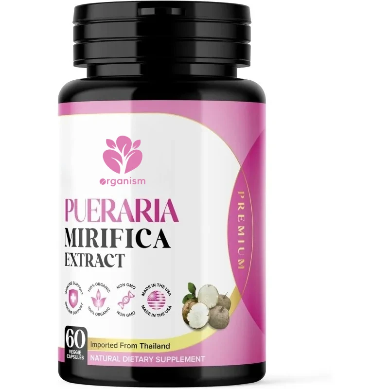 

1000 миллиграмм натурального белого экстракта корня кудзу - способствующий женского здоровья с 60 вегетарианскими капсулами.