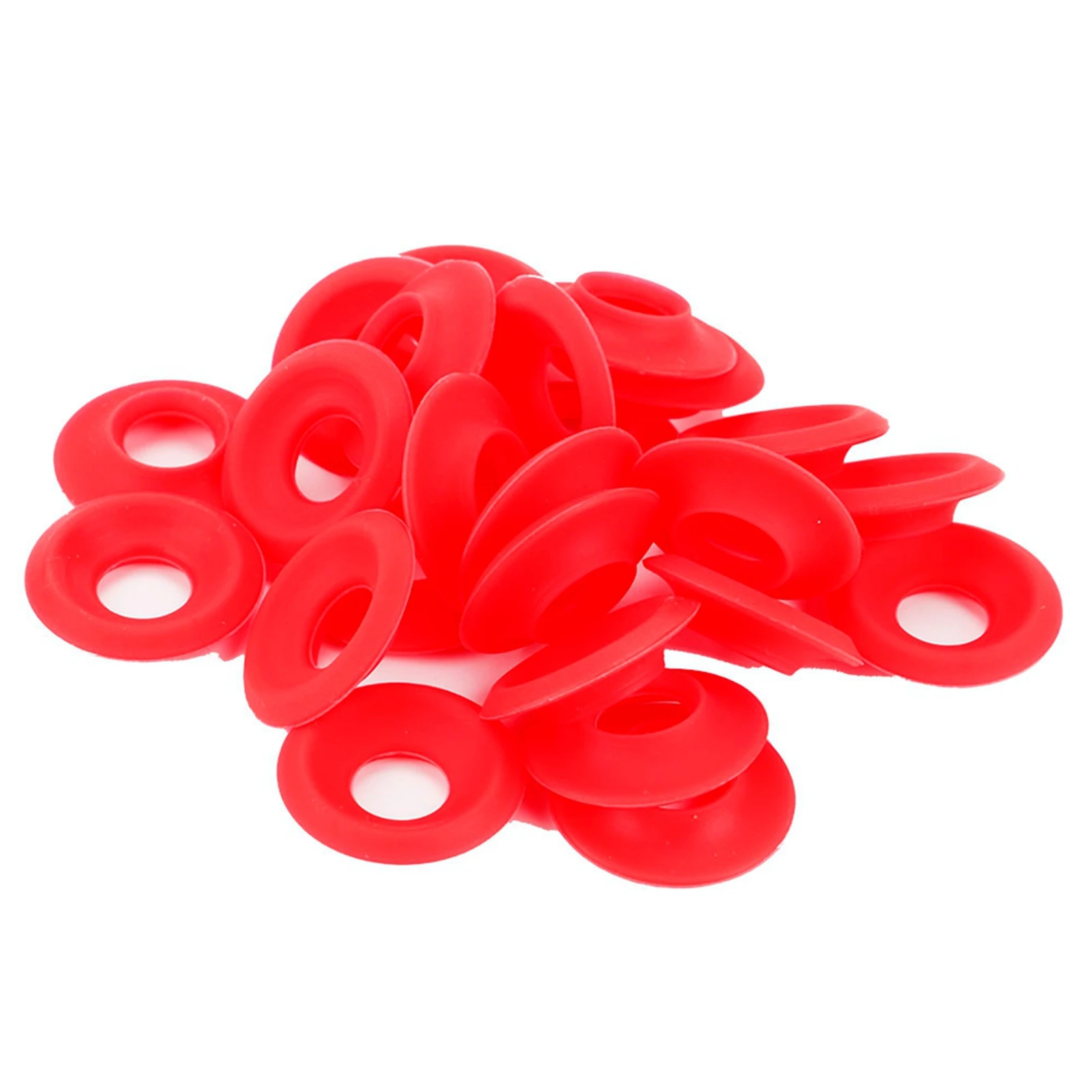 25Pcs Red Silicone Grolsch Gaskets for Swing Flip Top Bottle Home Brew Beer Bottle Seals Home Kitchen Supplies