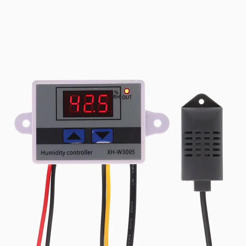 1PCS XH-W3005 Digital Humidity Controller Humidification and Dehumidification Constant Humidity Control Switch DC12V 24V 110-220