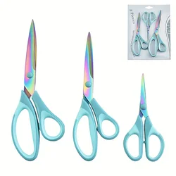 3-Piece Titanium Craft Scissors Set: Perfect For Sewing, Arts & School Projects!