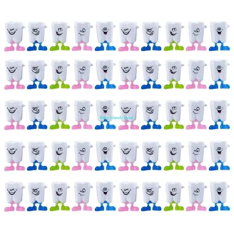 K92D 50-piece Children Tooth Container Baby Teeth Box Kids Tooth Box