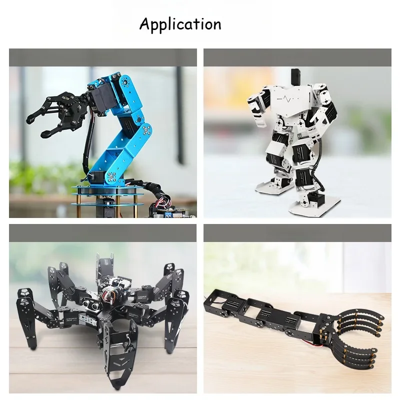 HPS3518SG 35 كجم HighSpeed Coreless Servo معدات معدنية كاملة من الفولاذ المقاوم للصدأ لكلب الروبوت رباعي الأرجل من Hiwonder #2