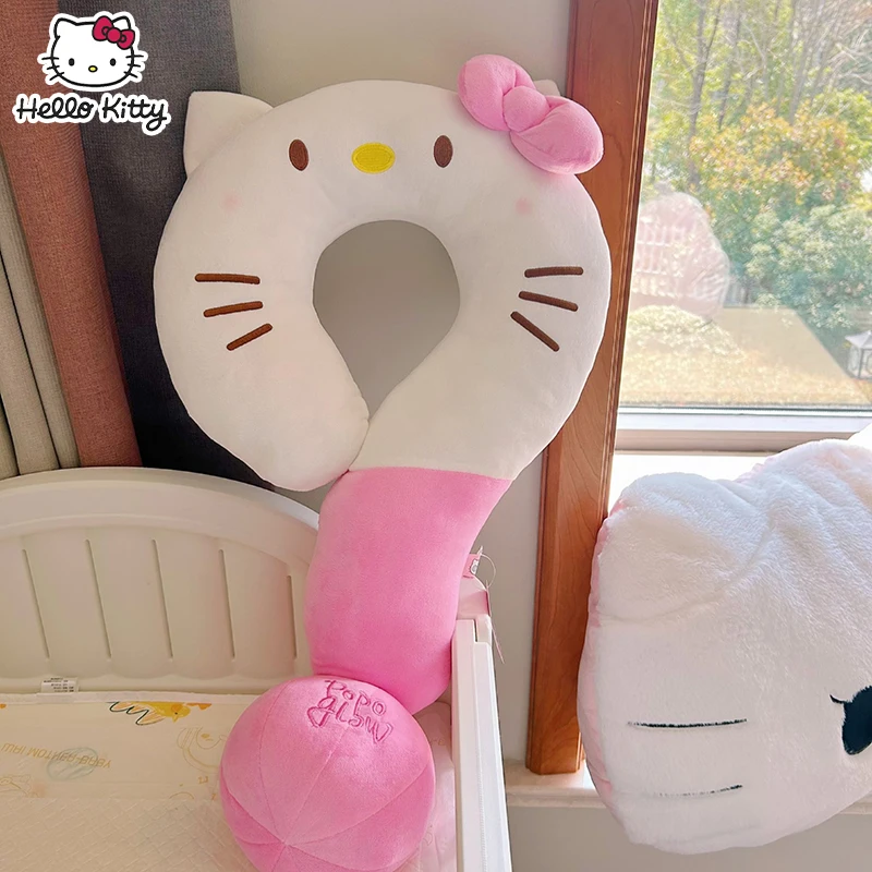 

Hello Kitty вопросительный знак U-образная подушка мультяшная креативная подушка для шеи полуденная перерыв подушки для сна Kawaii домашняя подушка для путешествий подарки