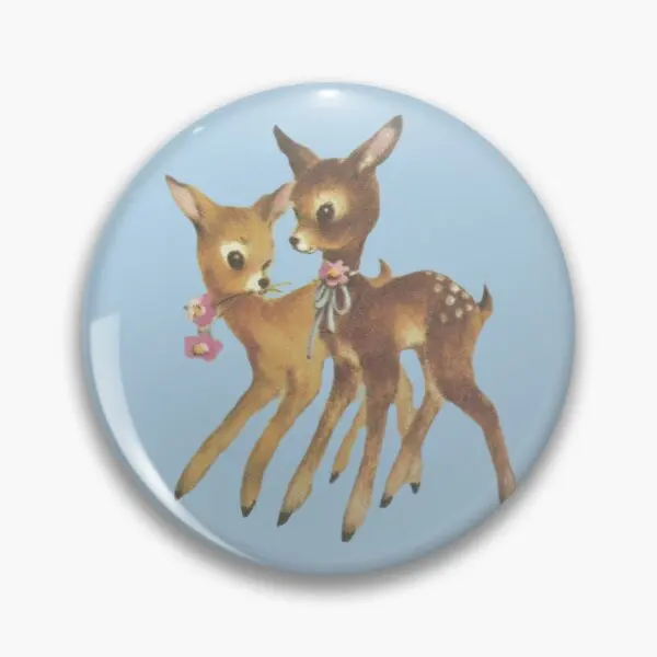 Pin de botón suave de Fawns, Pin de solapa de joyería, Collar de regalo, sombrero de Metal para amantes, broche creativo, insignia de dibujos animados de decoración divertida y bonita a la moda