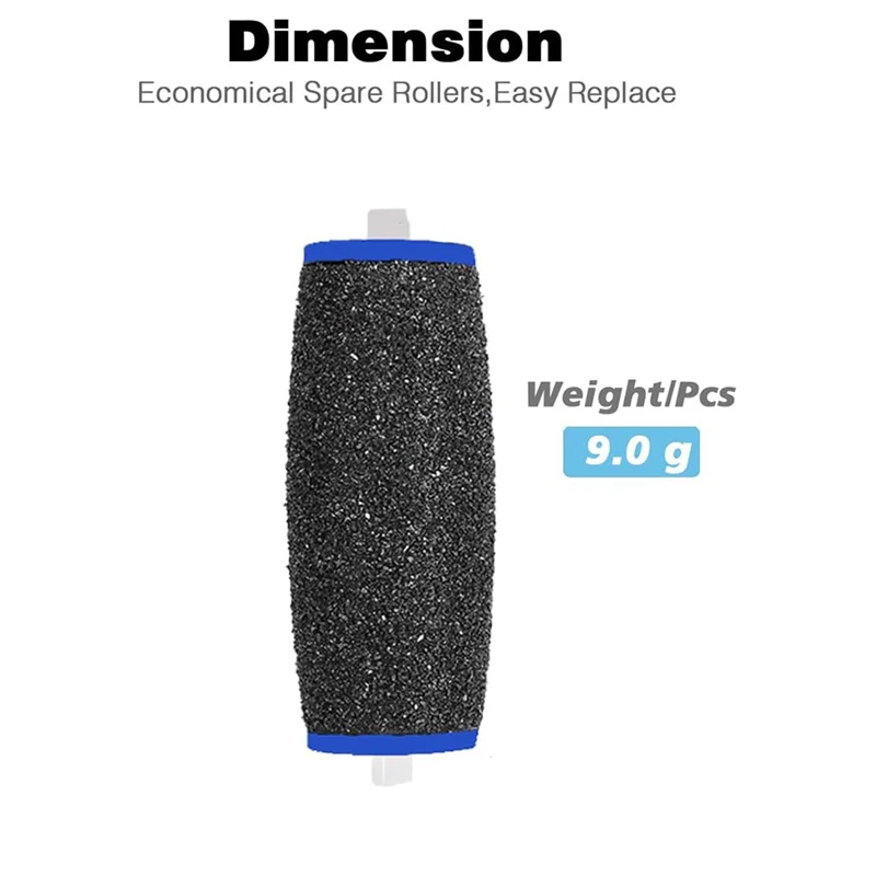 PORK-12 حزمة اضافية الخشنة استبدال الأسطوانة ل Amope Pedi استبدال عبوات الرأس لأداة إزالة مسامير القدم الكهربائية