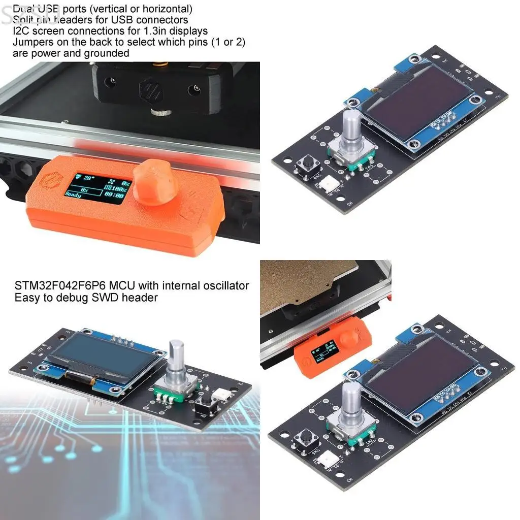 

SZSU для Voron 1,3 -дюймового OLED -дисплея для RGB -экрана для Voron V0