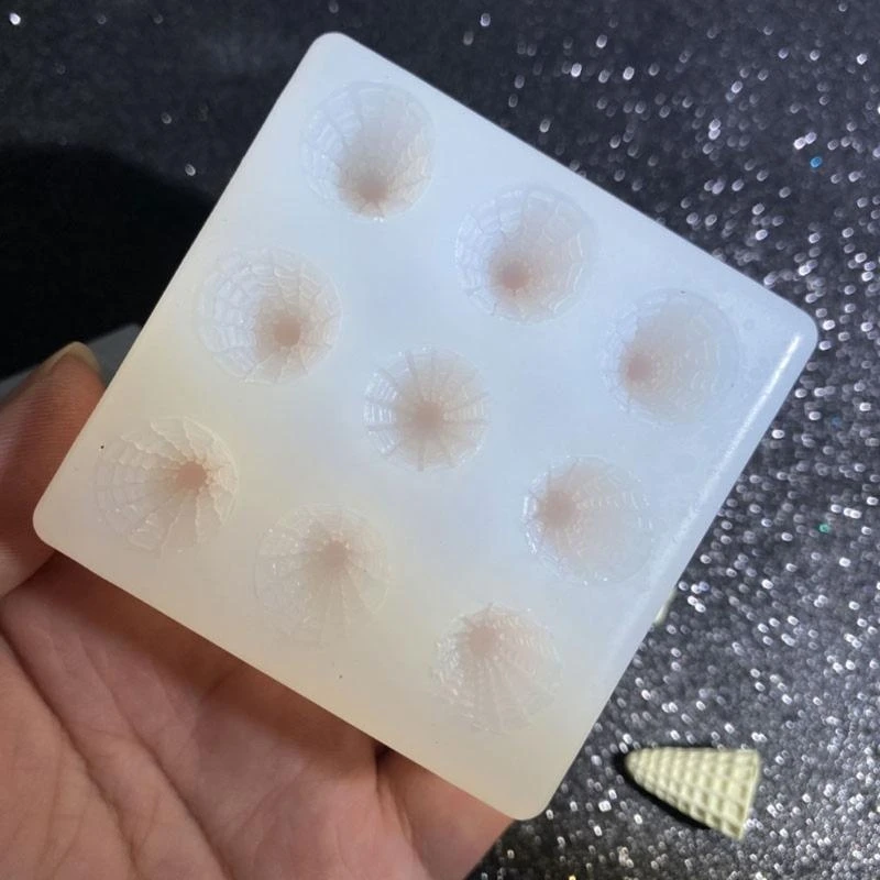  Resin Casting Silicone Mold Ice Cream Cone Keychain Pendant Jewelry Mould DIY