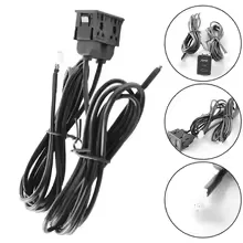 لما بعد البيع الوسائط المتعددة رئيس وحدة 4 6 دبوس سيارة داش جبل المزدوج مقبس USB ميناء لوحة واجهة تمديد 145 سنتيمتر مهائي كابلات