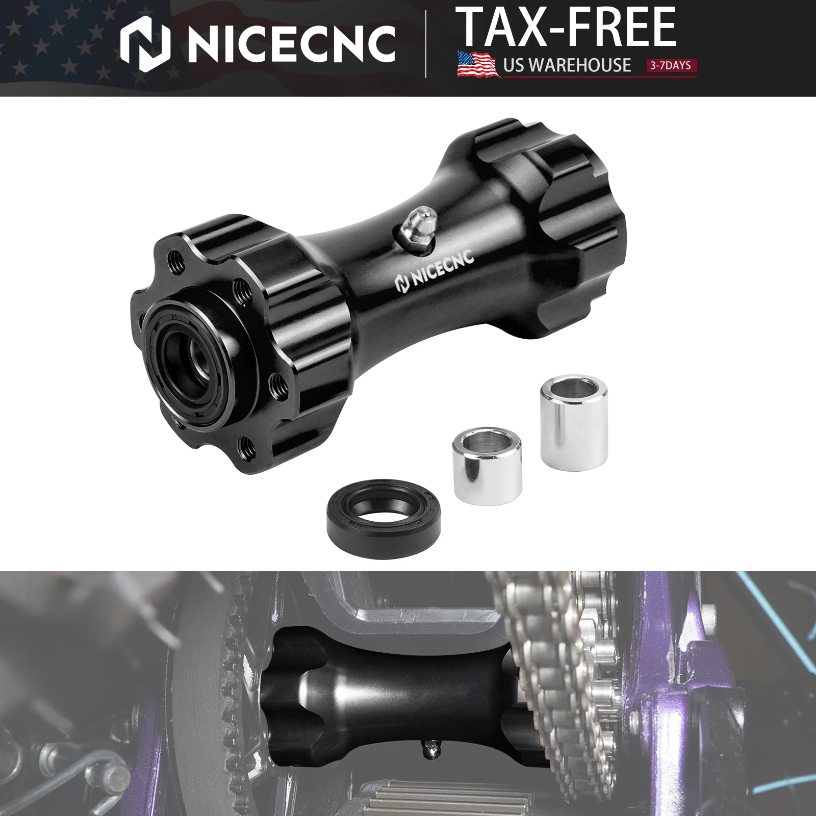 

NICECNC For Surron Light Bee X Light Bee S Middle Drive Axis Aluminum For Segway X160 X260 Electric Dirt Bike 2023 2024 2025