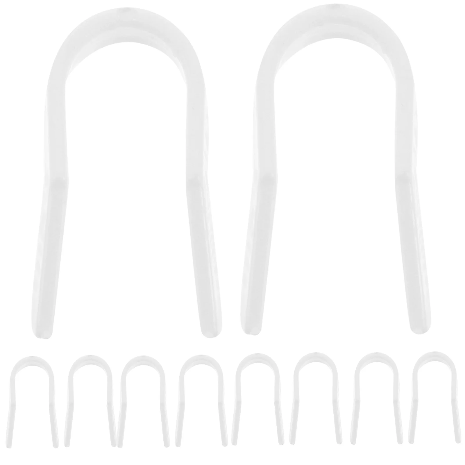 

10pcs Nose Lifter Clips Durable Plastic Replacement Parts for Daily Life Parties Photo Shoots Easy Shape Improvement Fits Nose