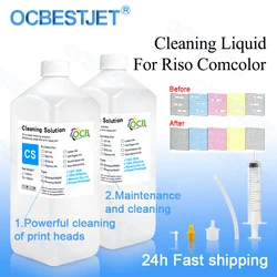 1000ML Cleaning Liquid for Riso Comcolor 3150 7150 9150 3050 7050 9050 3150R 7150R 9150R 3050R 7050R Cleaning Solution