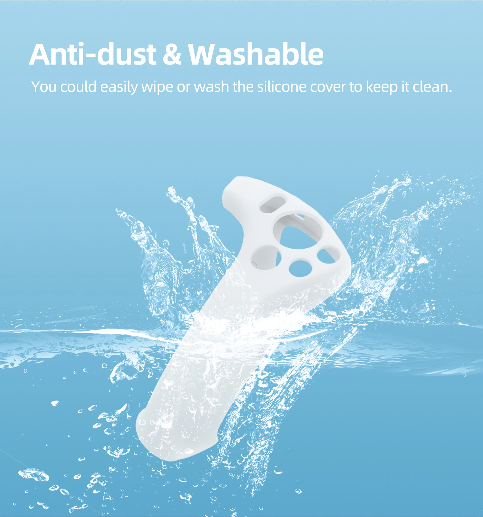 2 szt. Zapasowy uchwyt silikonowy pokrywa ochronna zapobiegający upadkom i zarysowaniom do akcesoriów PSVR2