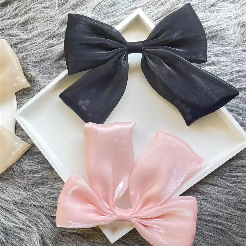 

Casual Party Banquet Ties Removable Bow Brooch Fashion Versatile Organza Bowknot Ties For Women Girls Clothing Accessories Gifts