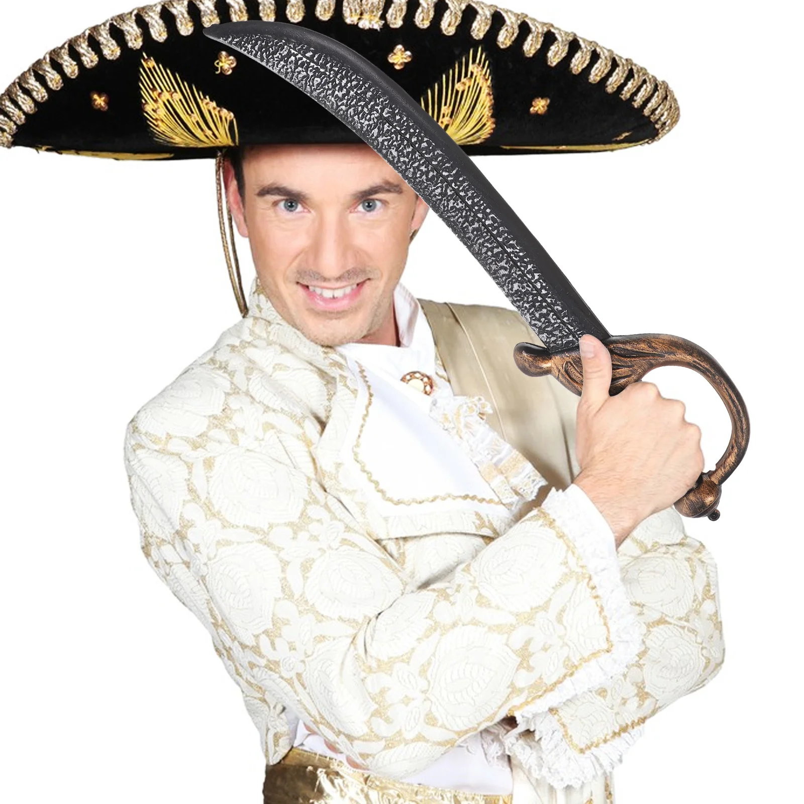 

Authentic Design Plastic Props for Pirate Knight Costume Party Cosplay Stage Performance Play