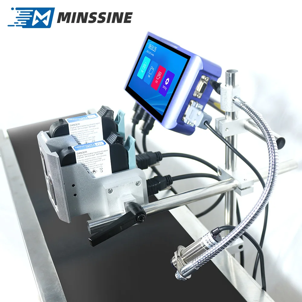 

50.8mm Double Head Hot Selling Inkjet Printer Coding Machine Factory Directly Sold Portable Online Inkjet Printer