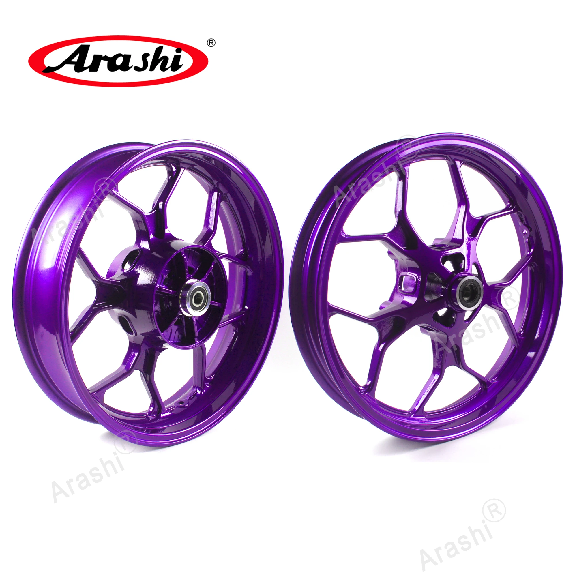 

Ступица обода переднего и заднего колеса Arashi для YAMAHA YZF R3/R25 YZF-R3 YZF-R25/MT03 MT25 2015 2016 2017 2018 2019 2020 2021 2022