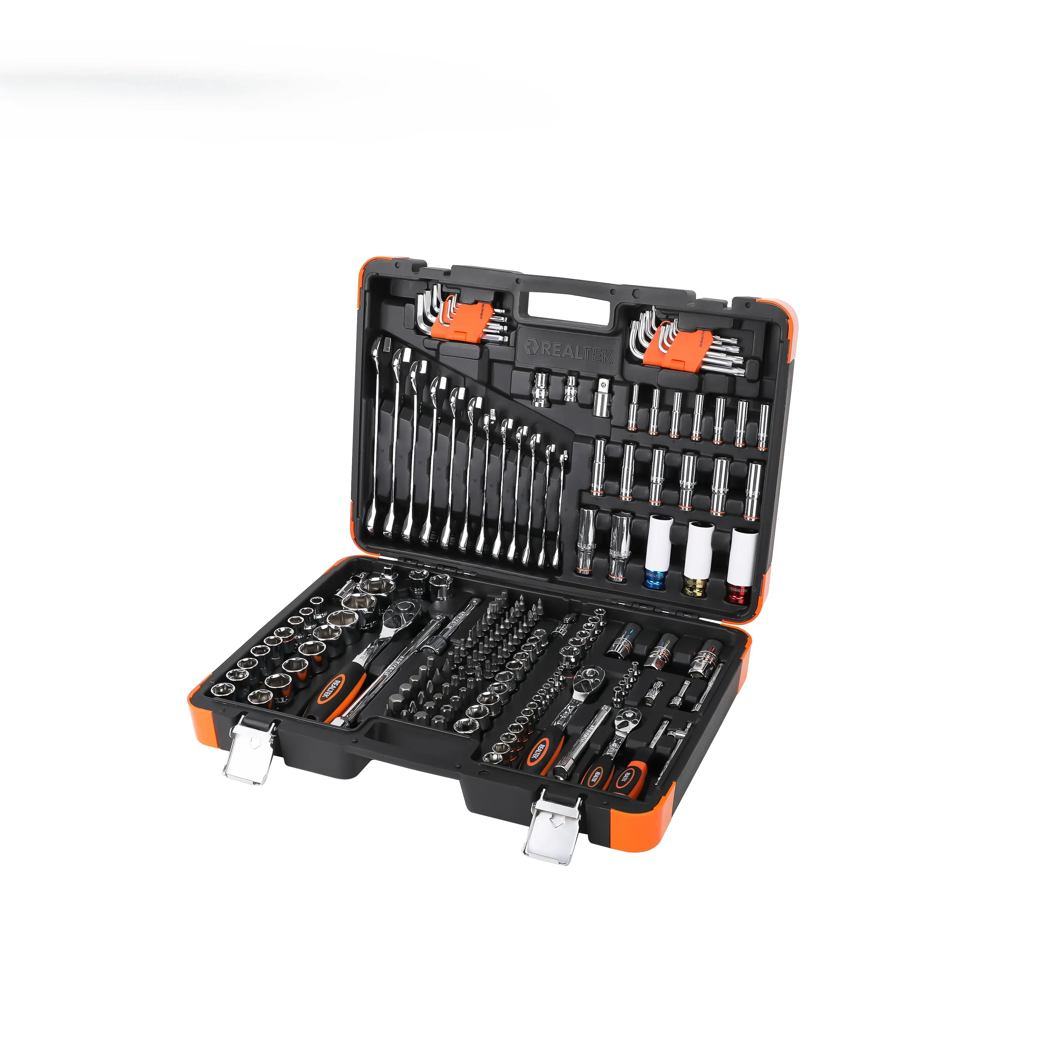 Realtek 178pcs Contains Classical Tools Combination Wrench Sockets Auto Repair Mechanics Hand Tools Kits