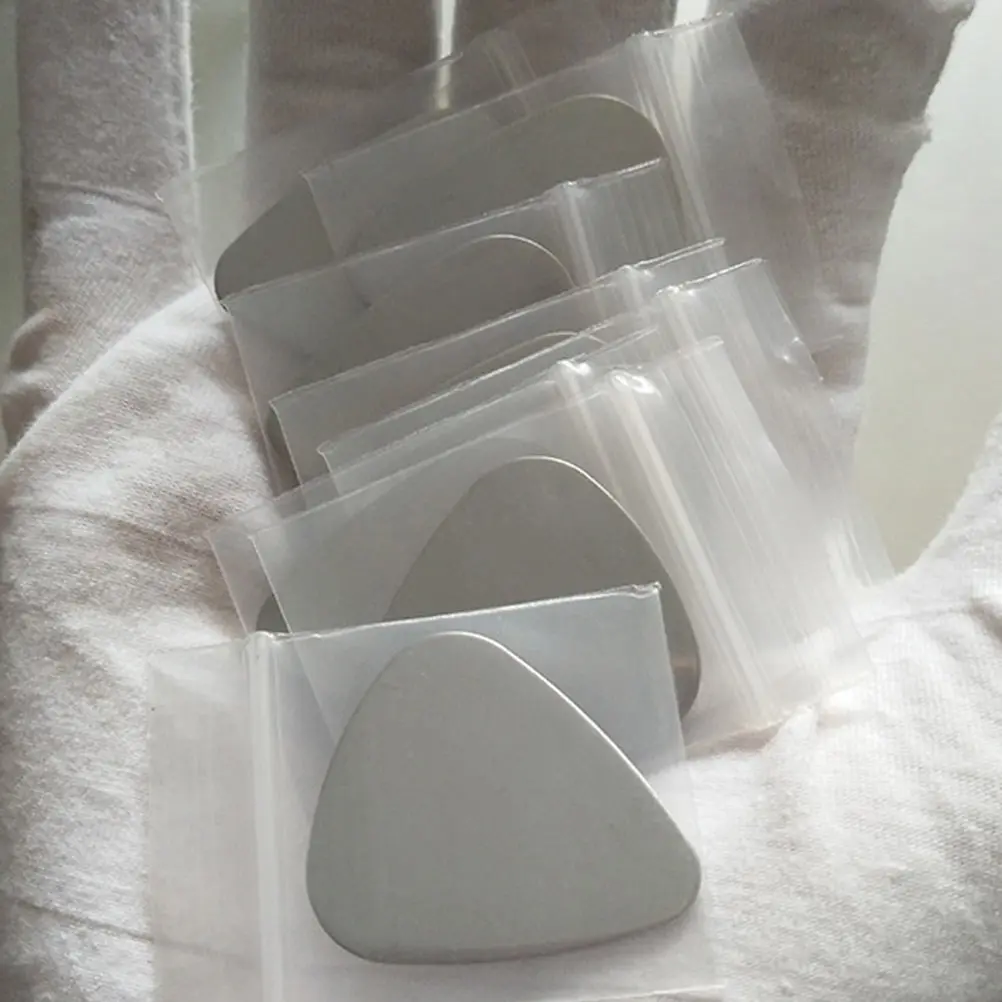 

12 Pcs Stainless Steel Guitar Pick Electric Picks for Acoustic Guitars Metal Amplifier