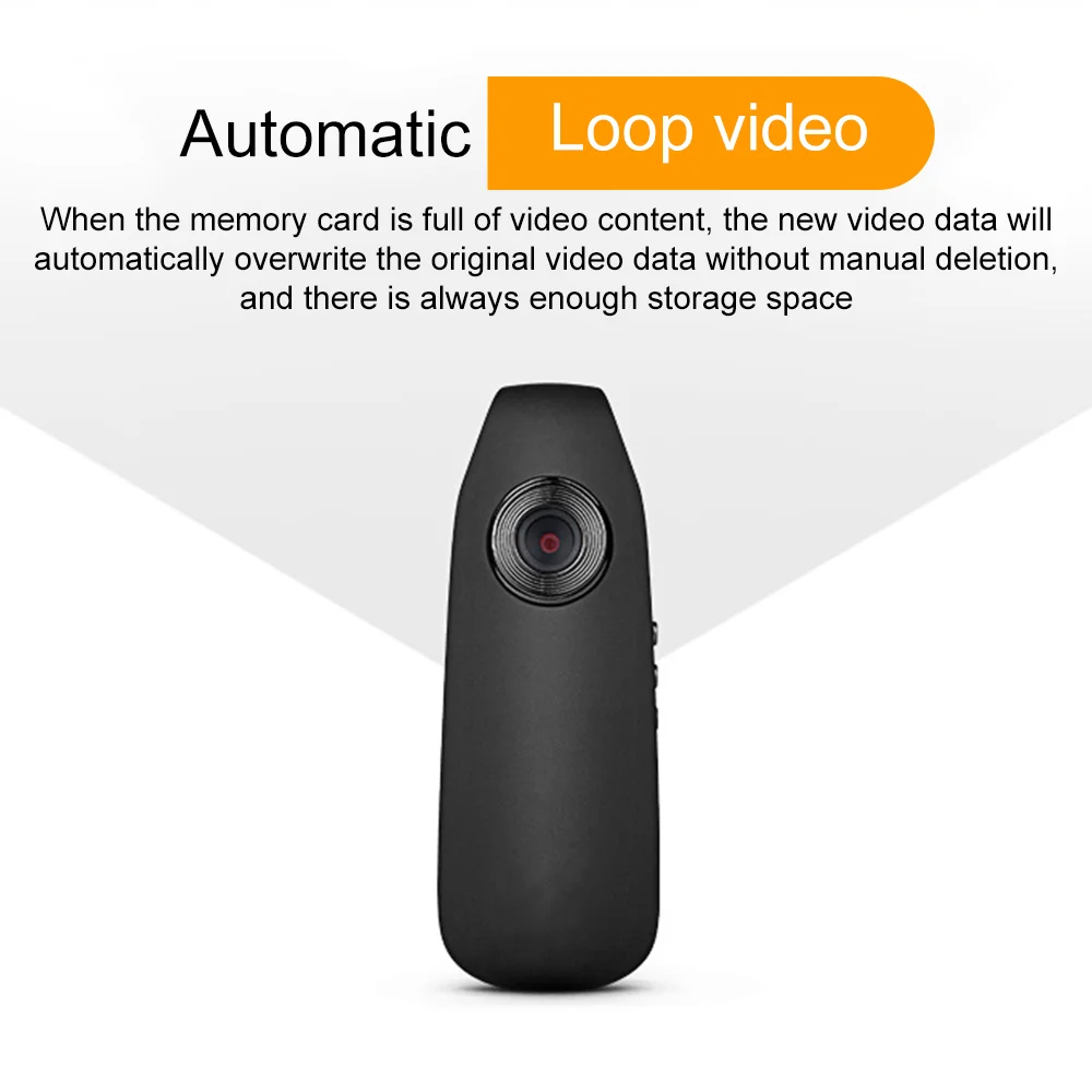 Mini Camera 1080P Full HD Police Camera Digital Video Recorder Dashcam Body Cam H.264 Camcorder Wide Angle Small Camera