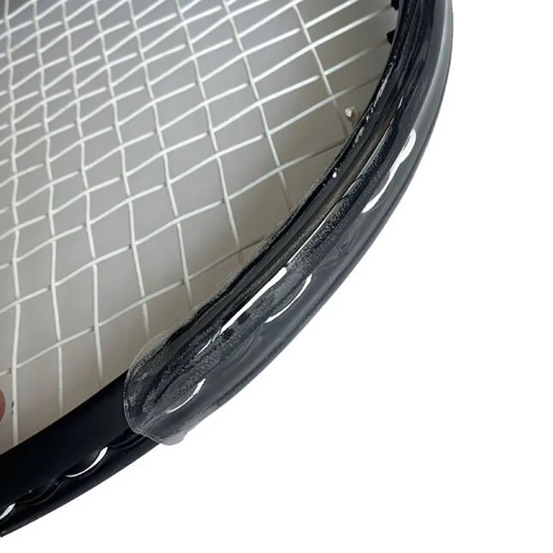 

Transparent TPU Tennis Racket Paddle Head Protection Tape Reduce Friction Sticker Sports Parts