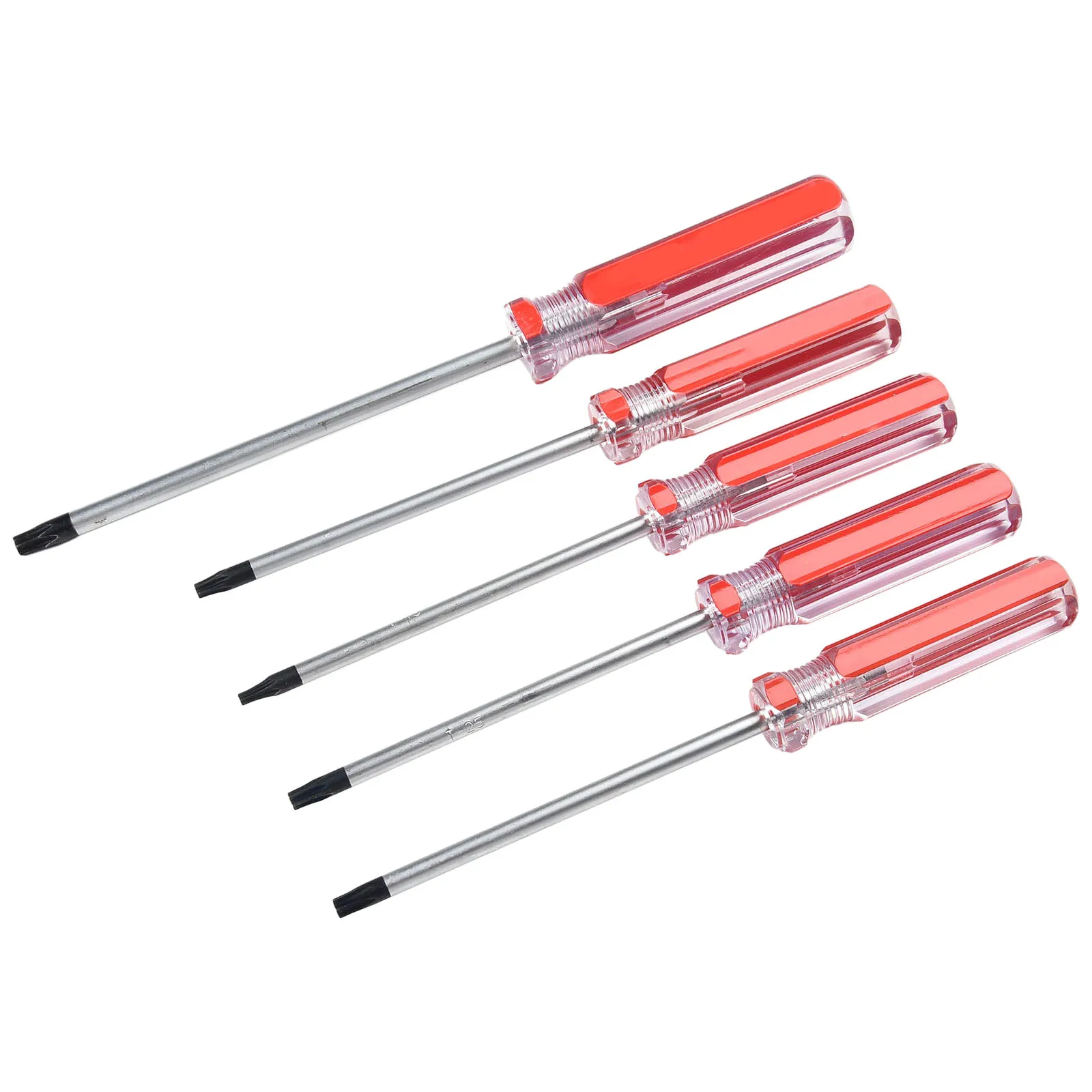 5pcs Torx Screwdriver Set Magnetic Torx Star Bit Driver Security Screwdriver Screw Driver Repairing Opening Tool T15 T20 T25 T27