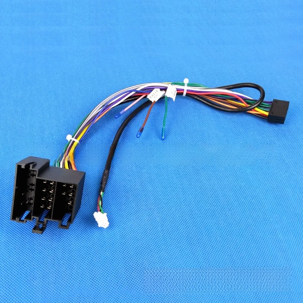 Car Stereo Installation Black Radio Wiring Harness Reliable Car Audio Adapter Car Audio Car Audio Cable Easy To Use