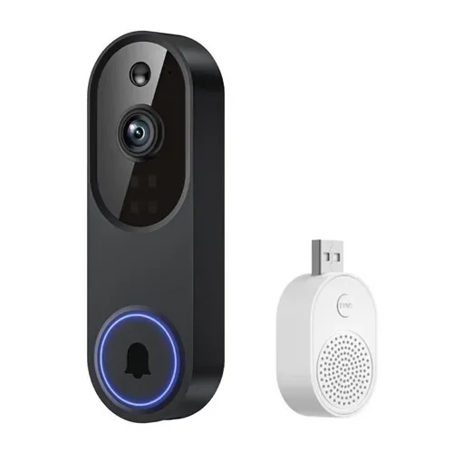 Intelligent video doorbell wireless remote video intercom humanoid detection high definition night vision smart home monitoring