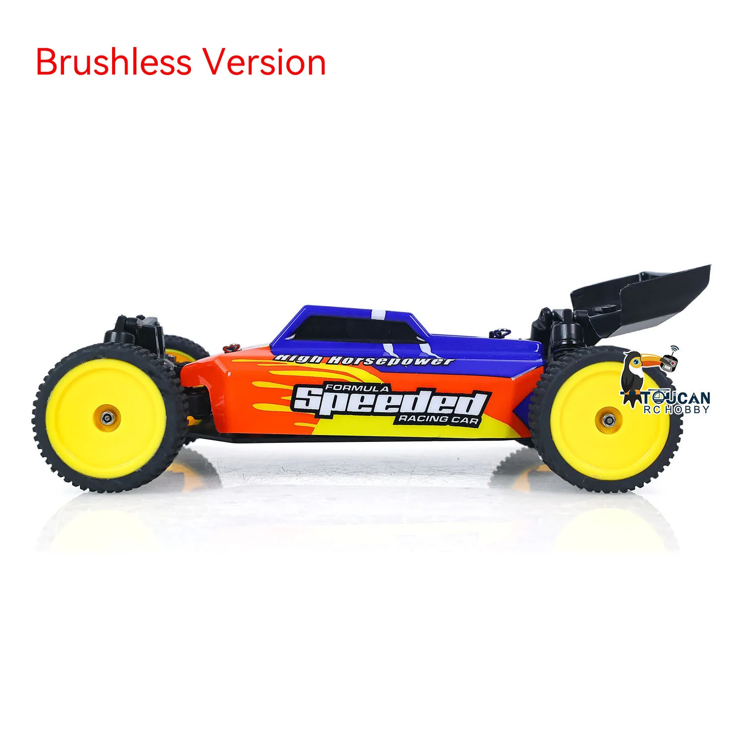 Verbessertes 1/24 RC Offroad-Auto 2401AH BH 45KM/H Hochgeschwindigkeits-Metallchassis Bürstenloser Motor Hydraulische Stoßdämpfer Spielzeugmodell