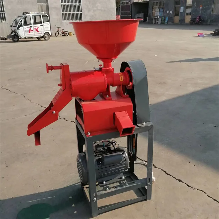 For Household Small Grain Sheller High Efficiency Diesel Automatic Rice And Corn Rice Mill Mill